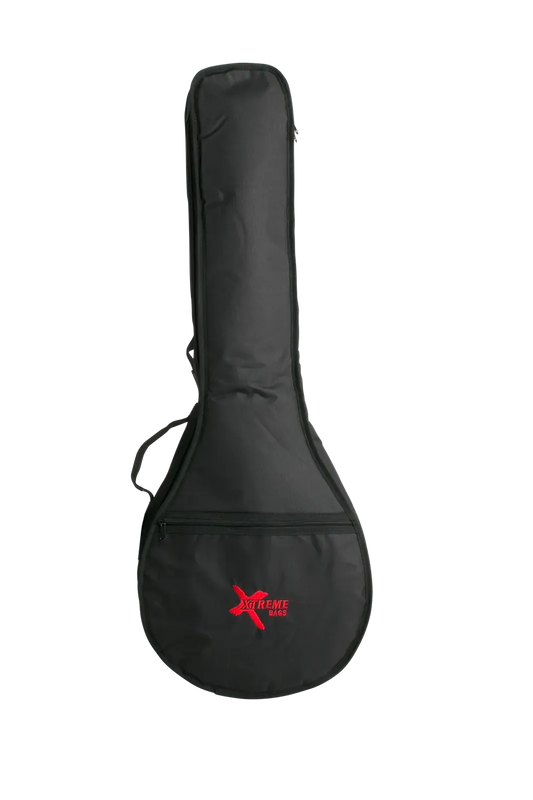 CNB 5-String Banjo Gig Bag Black Waterproof Nylon with Padded Plush Lining