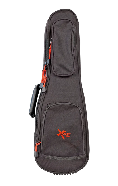 Xtreme Soprano Ukulele Bag - Black Waterproof Nylon with Padding