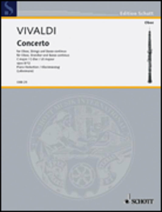 Concerto C Op 8 No 12 Rv 449 Ob/Piano Book