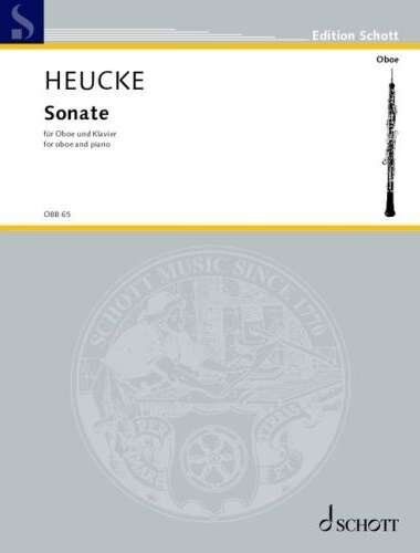 Heucke - Sonata Op. 114 No. 2 for Oboe and Piano, 48 Pages, Published by Schott Music