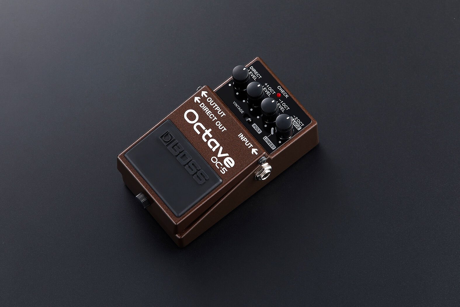 BOSS OC-5 Octave Pedal - Classic & Poly Modes, Advanced Tracking, Compact Design — view 2