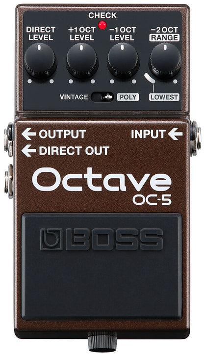 BOSS OC-5 Octave Pedal - Classic & Poly Modes, Advanced Tracking, Compact Design — view 4
