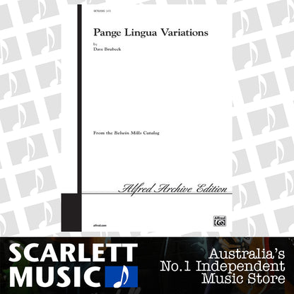 Lingua Variations SATB — view 2