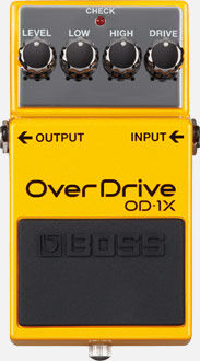BOSS OD-1X Overdrive Pedal - Advanced Compact Stompbox for Unmatched Guitar Tone and Expression