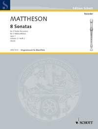 Sonatas 8 Op 1 Bk 2 Nos 7-10 for 3 Treble Recorders by Schott Music