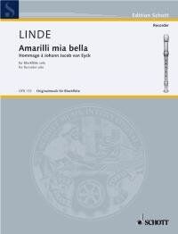 Linde - Amarilli Mia Bella for Recorder Solo