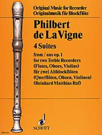 Suites 4 From Op 1 For 2 Tre Rec (Schott Music)
