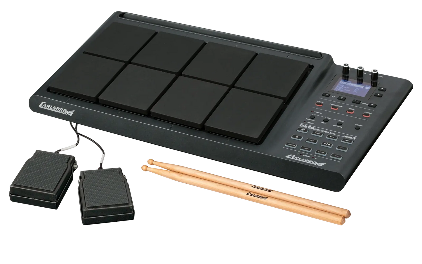 Carlsbro Okto Electronic Percussion Pad with 8" TFT Display and 408 Drum Voices — view 3