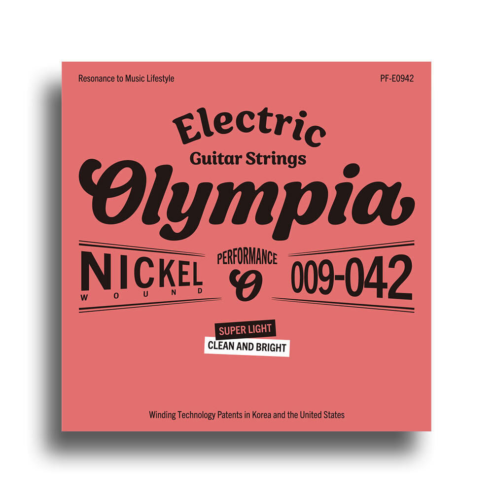 Olympia Performance Series Super Light Electric Guitar String Set 9-42
