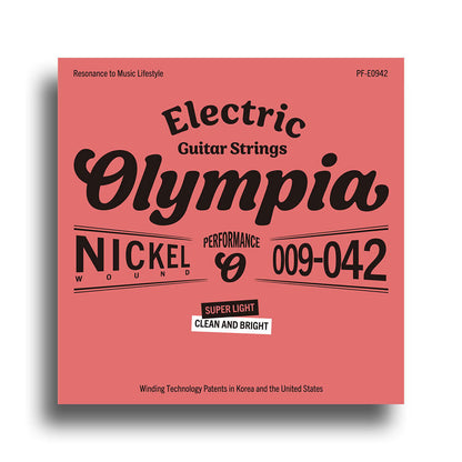 Olympia Performance Series Super Light Electric Guitar String Set 9-42