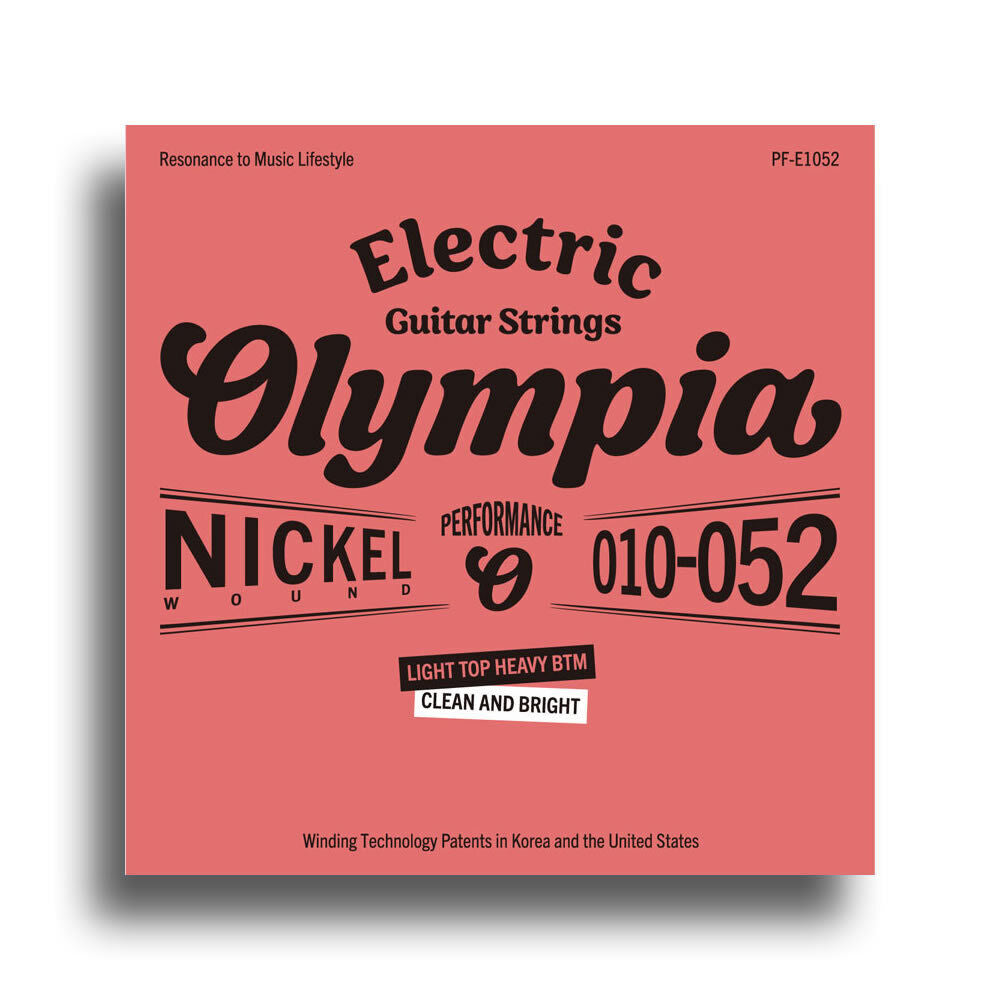 Olympia Performance Series Electric Guitar String Set 10-52 (Light Top Heavy Bottom)