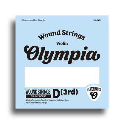Olympia Performance Series D-3RD Wound Violin String (4/4)