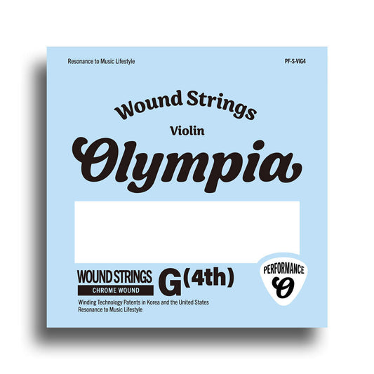 Olympia Performance Series G-4TH Wound Violin String for 4/4 Violins