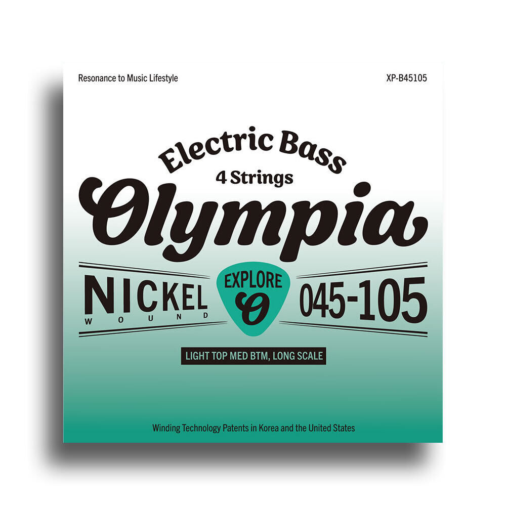 Olympia Explore Series Electric Bass String Set (Light Top Medium Bottom, 45-105)