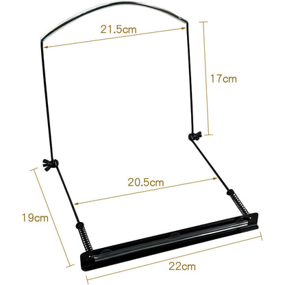 Opus Adjustable 10-Hole Harmonica Holder - Black — view 2
