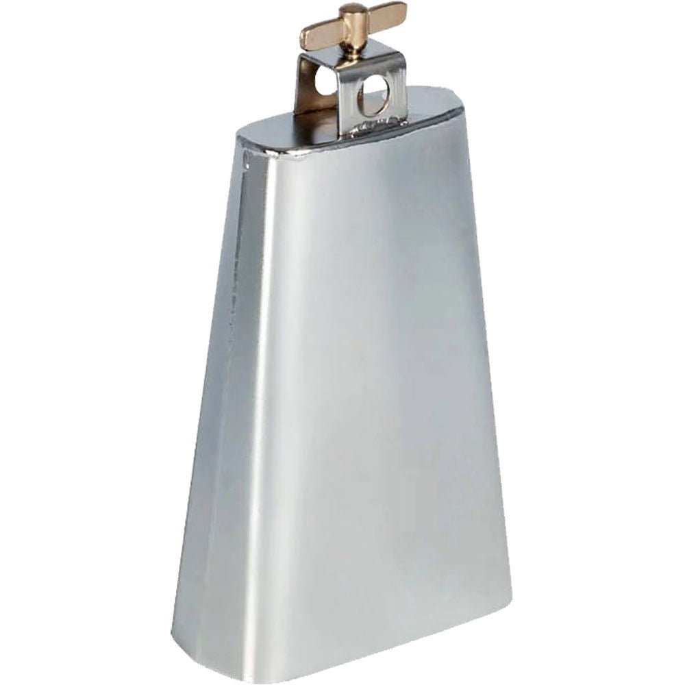 Opus Percussion 8.5" Cowbell with Mount Brushed Nickel Finish