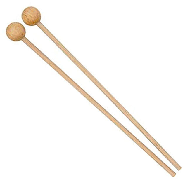 Opus Percussion Xylo/Glock Mallets - 30mm Head, 400mm Length, Wooden Head (1 Pair)