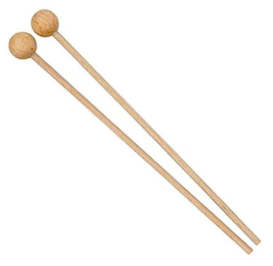Opus Percussion Xylo/Glock Mallets - 30mm Head, 400mm Length, Wooden Head (1 Pair)