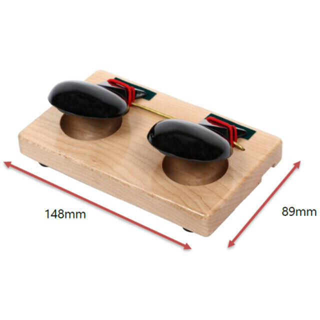 Opus Percussion 8" Table Top Castanet Sound Effect with Wooden Base — view 2