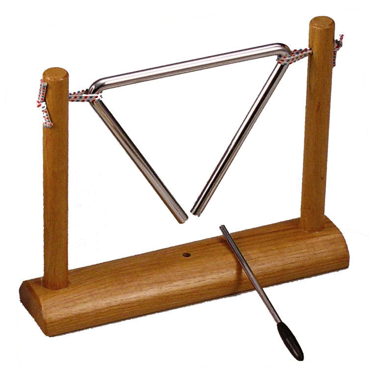 Opus Percussion 6" Triangle with Wooden Stand and Striker