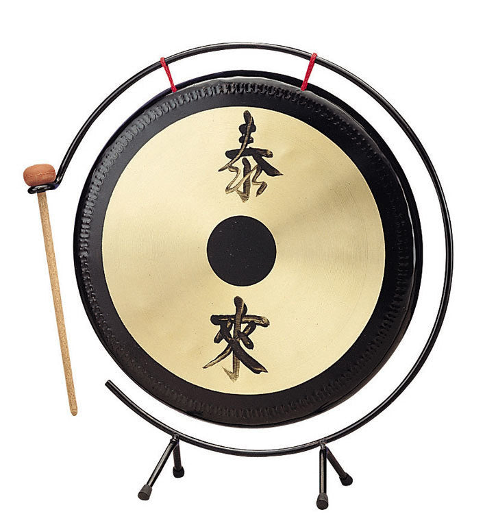 Opus Percussion 12" Gong with Stand and Mallet