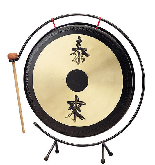 Opus Percussion 12" Gong with Stand and Mallet
