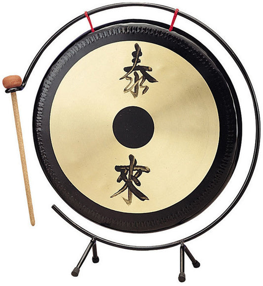 Opus Percussion 14" Gong with Stand and Mallet