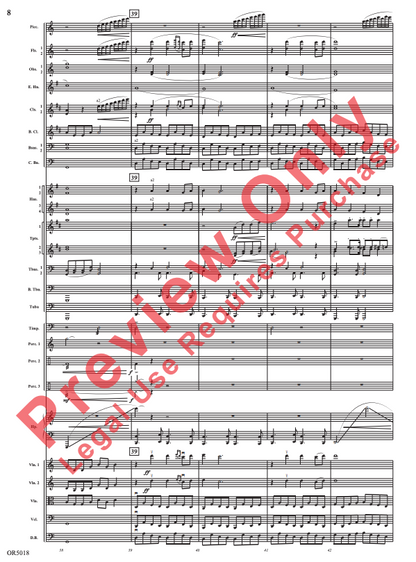 Alpha and Omega Full Orchestra Sheet Music Grade 5 — view 3