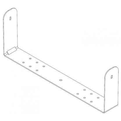 U-Bracket for 112 and 212HC black One Systems