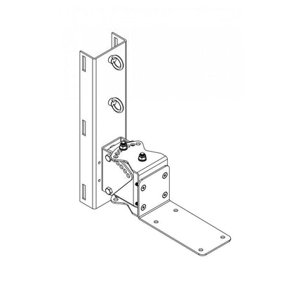 Pan/tilt pole mount for 108 models & 208.HTC - Black One Systems
