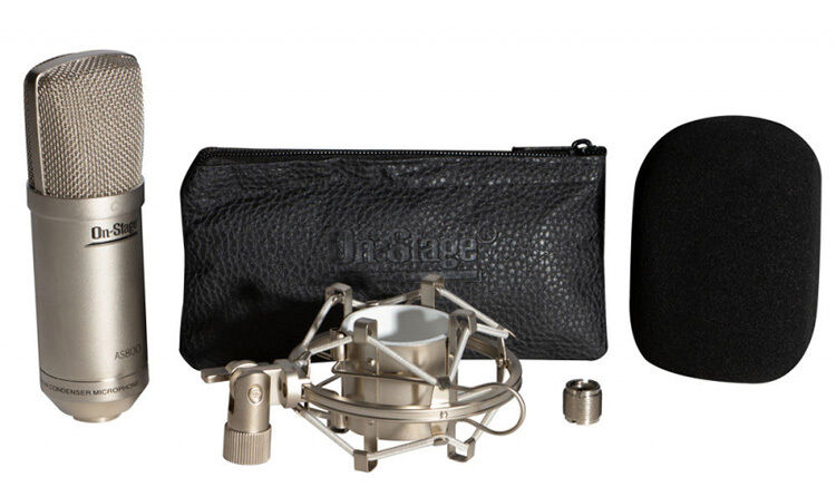 On Stage AS800 Platinum Series Large-Diaphragm Condenser Microphone with Case — view 4