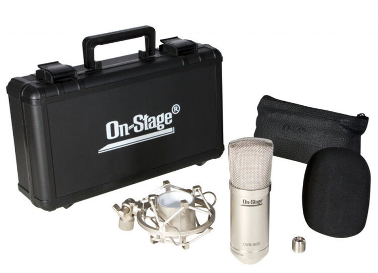 On Stage AS800 Platinum Series Large-Diaphragm Condenser Microphone with Case — view 5