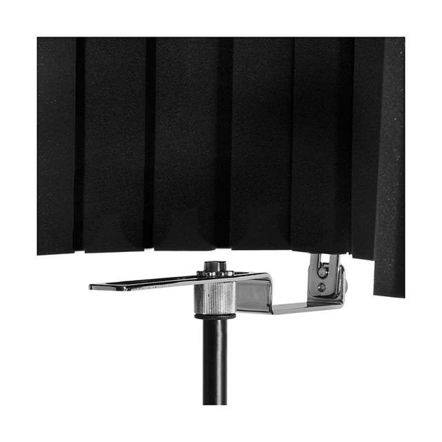 On Stage ASMS4730 Isolation Shield with Mic Stand Mount & Microphone Mount, 18.5" x 12", Height Adjustable, 2" Acoustic Foam — view 6