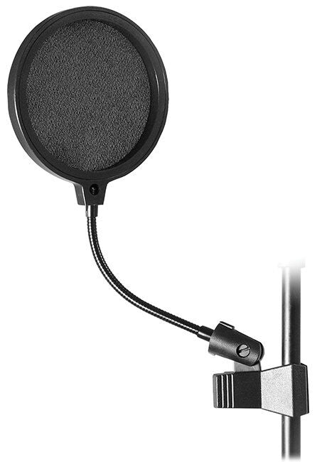 On Stage 6" Pop Blocker with Gooseneck and Clothespin-Style Clip