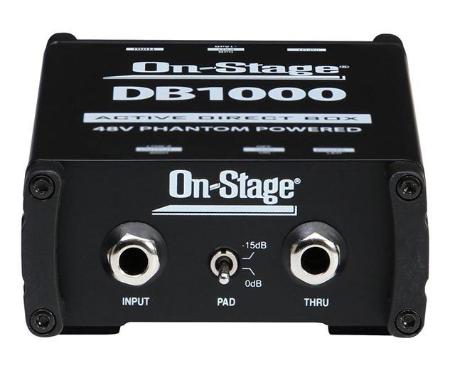 On Stage DB1000 Phantom Powered Active Direct Box