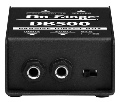 On Stage DB500 Single Channel Passive Direct Box — view 2