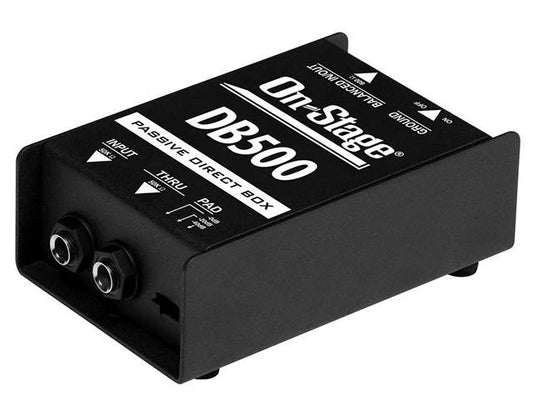 On Stage DB500 Single Channel Passive Direct Box