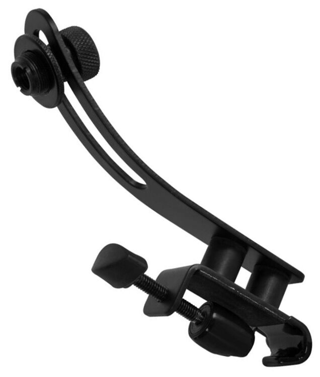 On Stage Deluxe Drum Rim Microphone Mount with Isolation Cylinders and Rubber Coating — view 2