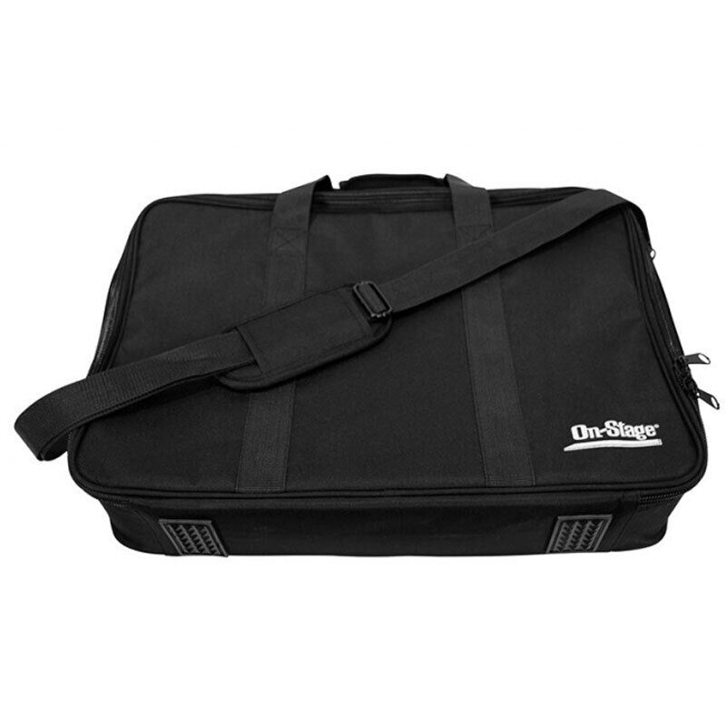 On Stage DPT4000 Percussion Tray with Soft Case, 18" x 10", Steel, Two Mounting Brackets, Soft Case Included, 25 lb Weight Capacity — view 6