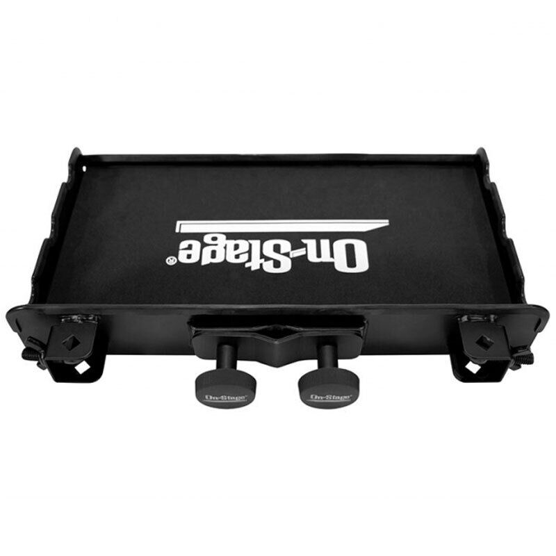 On Stage DPT4000 Percussion Tray with Soft Case, 18" x 10", Steel, Two Mounting Brackets, Soft Case Included, 25 lb Weight Capacity — view 3