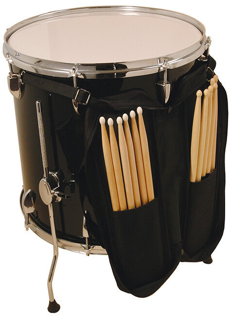 On Stage Dual Pocket Drum Stick Bag with Carry Handles and Zipper — view 2