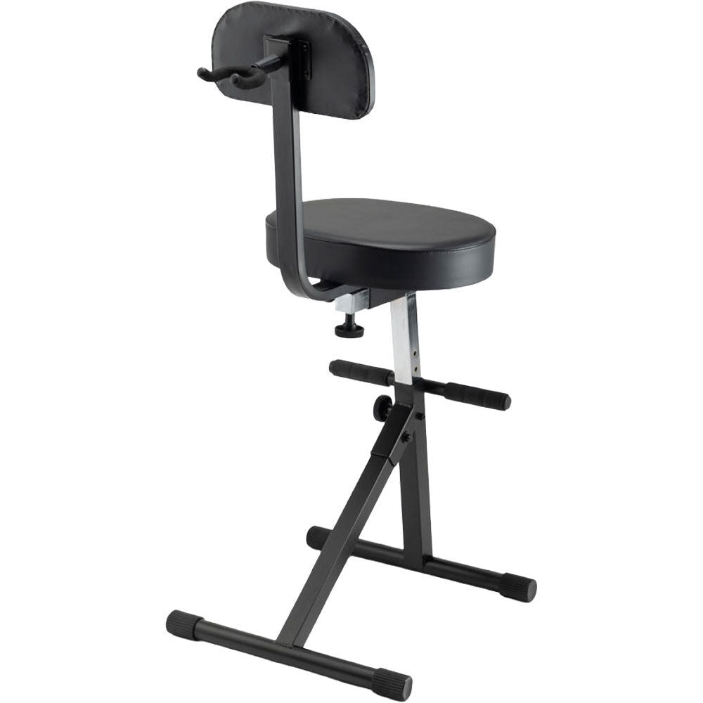 On Stage DT8500 Height Adjustable Musicians Throne with Guitar Hanger