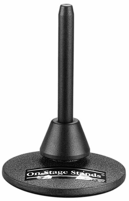 On Stage Clarinet & Flute Stand with Wooden Peg and 6" Cast Metal Base