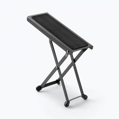 On Stage FS7850B Guitar Foot Stool with 5 Fixed Height Positions, Nonslip Rubber Pad, Folds for Storage, Black — view 6