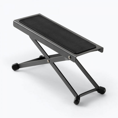 On Stage FS7850B Guitar Foot Stool with 5 Fixed Height Positions, Nonslip Rubber Pad, Folds for Storage, Black — view 5