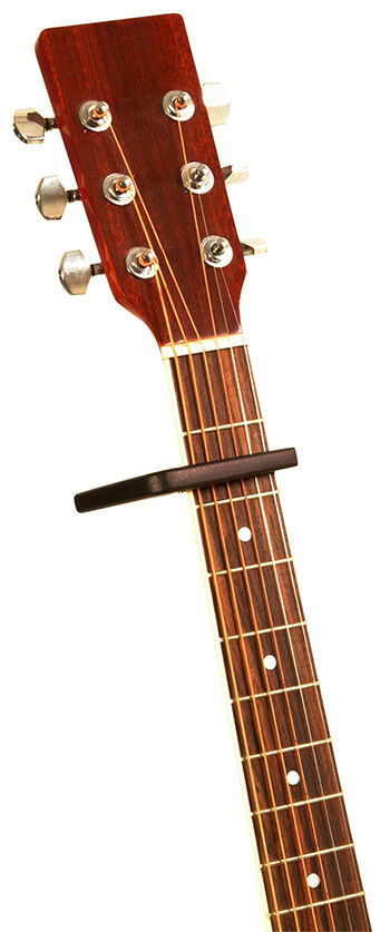 On Stage GA100 Acoustic Steel String Guitar Capo - Black — view 2