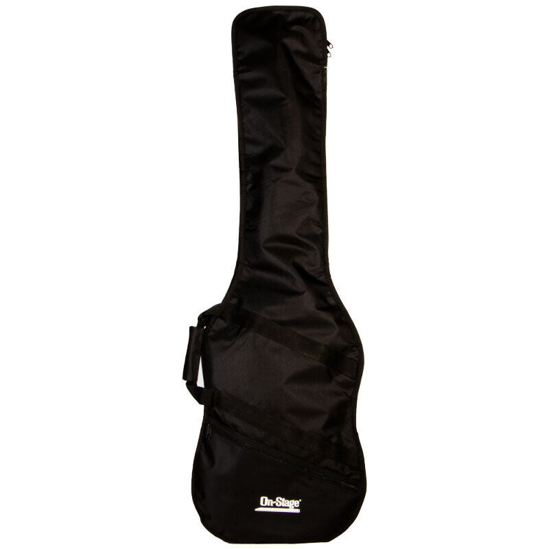 On Stage GBB4550 Economy Bass Guitar Gig Bag with Weather-Resistant Nylon and Accessories Compartment