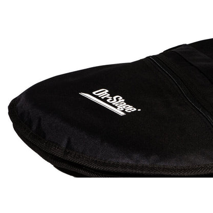 On Stage GBB4550 Economy Bass Guitar Gig Bag with Weather-Resistant Nylon and Accessories Compartment — view 3