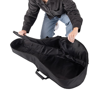 On Stage GBC4550 Classical Guitar Bag with Front Zipper Pocket, 600-D Nylon, Black, Weather-Resistant, 42" Length, Includes Accessories Compartment — view 3