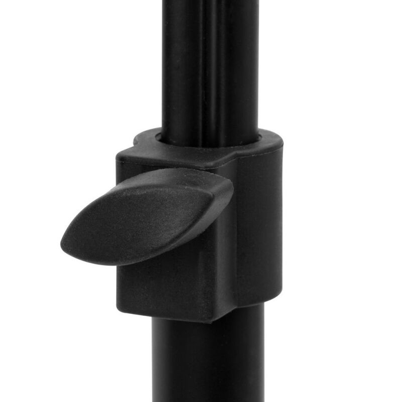 On Stage Guitar Hanger for M20 Bases - Adjustable Height 24" to 38", Rubber Padding, Fits Standard Guitars, Black — view 4